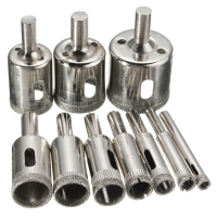 Baban 10pcs 6 32mm Diamond Hole Saw Drill Bit For Glass Ceramic Marble
