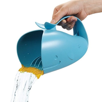 Baby Bath Caps Bath Tear Free Waterfall Rinser Kids Shampoo Cup Children Bathe Bathing Bailer Baby Shower Spoons Child Washing Hair Cup