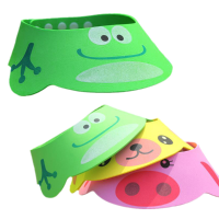 Baby Children Animal Bath Shower Cap Shield Adjustable Hat