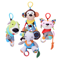 Baby Kids Lovely Animals Plush Bed Hanging Lathe Crib Car Hanging Rattles Stroller Toys