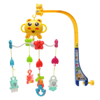 Baby Plaything Song Baby Crib Bed Bell Mobile Kid Toy Electric Musical Fun Comfortable Cute Toys