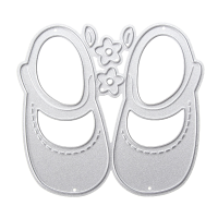 Baby Shoes Metal Cutting Dies Diy Album Frame Scrapbooking Maker Stencils Embossing Card Diy Gift