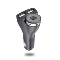 Bakeey 2 In 1 Dual USB Car Charger Bluetooth Headset Earphone Hands free Call for iPhone Xiaomi