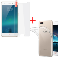 Bakeey Soft TPU Case+Tempered Glass Screen Protector for Nubia M2 Global Rom/Nubia M2