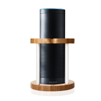 Bamboo Horseshoe Like Desktop Speaker Stand Protective Holder For Amazon Alexa Echo Speaker