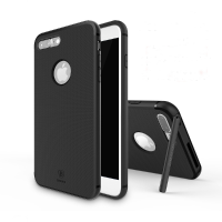 Baseus Hidden Magnet Bracket Case Soft Tpu Cover + Pc Holder Stand For Iphone 7 Plus 5.5 Inch