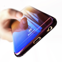 Baseus Luxury Aurora Gradient Color Transparent Case Cover For Iphone 6 Plus 6splus 5.5 Inch