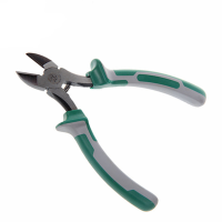 Berrylion 6inch 150mm Diagonal Wire Stripper Multitool Pliers Crimping Pliers Forceps With Tpr Bent Handle Hand Tools