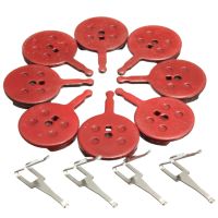 Bikight 4 Pairs Bike Cycling Disc Brake Pads For Avid Bb5 Bicycle Disc Pads Replacement