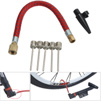 Bikight 7pcs Pump Adaptor Set Kit Needle Valve Connector Foot Ball Airbed Bicycle Tyre