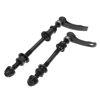 Bikight Bicycle Skewer Set Black Mountain Bike Hollow Axles Quick Release Front And Rear