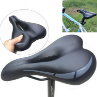 Bikight Comfortable Bike Cushion Pad Saddle Seat Cover For Men Mtb Mountain Bicycle
