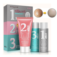Bioaqua 3 Steps Blackhead Remover Nose Mask Pores Smaller Essence Liquid Set Facial Skin Care