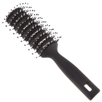 Black Anti Static Comb Hairbrush Hairdressing Salon Barber Styling Tools Comfortable Massage