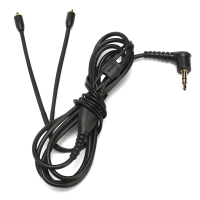Black Mmcx Replacement Earphone Cable 3.5Mm Wire For Earphone Se215 Se315 Se425 Se535