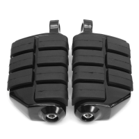 Black Motorcycle Left & Right Sides Foot Peg Pedal For Harley/honda/yamaha