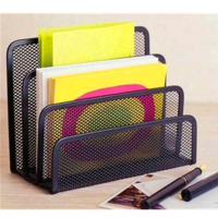 Black Office Barbed Wire Three Letter File Format Books Notepad Holder