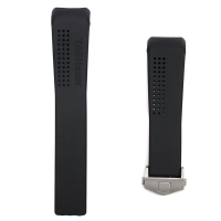 Black Silicone Watch Strap For 22mm Bayonet Position Watch