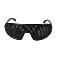Black Vision Care Pinhole Eyeglasses Eye Exercise Eyesight