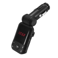 Bluetooth Handsfree Car Kit Fm Transmitter U Disk Tf Card Mp3 Music Player 12 24v Usb Charger