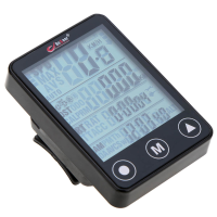 Bogeer Yt 308 24 Functions Wireless Bike Computer Touch Button Lcd Backlight Waterproof Speedometer