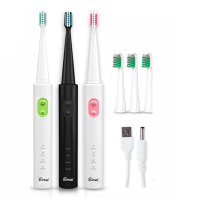 Borui Br Z1 Usb Wireless Ultrasonic Electric Toothbrush Oral Hygiene Rechargeable Sonic Automatic Tooth Brush With 4 Replacement Brush Heads