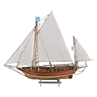 Boston Wave Diy Toy Building Block Wooden Sail Model Assembly Kit Toys