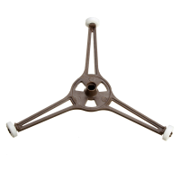 Brown Plastic Microwave Oven Stent Triangle Shaped Tray Support For Microwave 24.5Cm Flat Plate