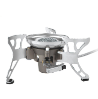 Brs 15 High Altitude Super Windproof Stove 1400w Stainless Steel Gas Burner Auto Ignition