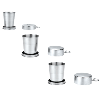 Brs Ts35/36/37 Portable Folding Stainless Steel Cup Telescopic Collapsible Mug Camping Travel