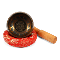 Buddhism Tibetan Hammered Yoga Meditation Healing Singing Bowl Chakra+hammer+pad