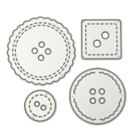 Button Pattern Set Scrapbooking Diy Album Card Paper Diary Craft Maker Metal Cutting Die