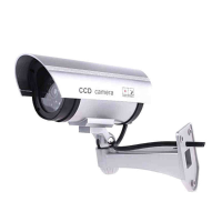 Ca 11 01 Dummy Fake Outdooors Waterproof Surveillance Cctv Security Camera Flashing Red Led Light