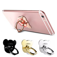 Cafele 360° Rotation Reusable Shockpoof Bear Ring Bracket Phone Holder Secure Grip Desktop Stand
