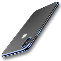 Cafele Plating Glitter Transparent Soft Tpu Case For Iphone X