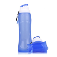 Camtoa 500ml Outdoor Sports Foldable Bottle Environmental Silicone Folding Cup