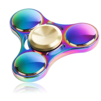 Camtoa Colorful Edc Hand Spinner Fidget Gadget Tri Spinner Finger Focus Reduce Stress Gadget