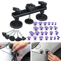 Car Body Dent Removal Bridge Repair Kit Dent Puller Pdr Tools W/24pcs Glue Tabs