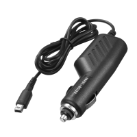 Car Charger Power Supply Adapter Cable Cord Black For Nintendo 3ds Xl Ll New