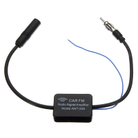 Car Inline Antenna Aerial Radio Vehicle Am Fm Signal Booster Amplifier Ant 208