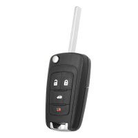 Car Keyless Entry Remote Fob Transmitter Uncut Key Blade For Chevrolet