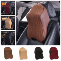Car Seat Headrest Pad Memory Foam Pillow Head Neck Rest Support Cushion
