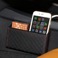 Car Storage Box Hanging Style Rubbish Bin Pu Leather Car Interior Accessories Stowing Box