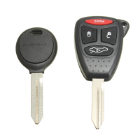 Car Uncut Keyless Remote Key Shell Case Replacement For Chrysler Dodge Jeep
