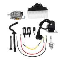 Carburetor Ignition Coil Fuel Line Kit For Stihl 021 023 025 Ms210 Ms230 Ms250