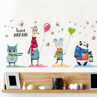 Cartoon Car Wall Stickers Children Boys Room Kindergarten School Decorative Wall Stickers 45*30cm