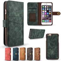 Caseme Detachable Phone Case Leather Wallet Case With Card Slots For Iphone 6/6s Plus 5.5 Inch