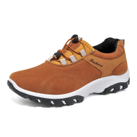 Casual Men Lace Up Flat Sport Shoes In Suede