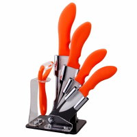 Ceramic Knife Set Kitchen Knives Fruit Knife Peeler Slicer Set Kitchen Tool