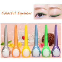 Charming Long Lasting Dual Use Colorful Eyeliner Eye Liner Pen Liquid Makeup